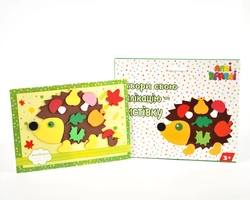 Аплікація-листівка "Їжачок" Аплікація-листівка "Їжачок"