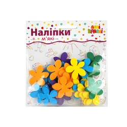 Набір наліпок "М'які" Квіточка №19 Набір наліпок "М'які" Квіточка №19