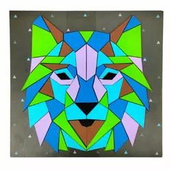 М`яка мозаїка Голови Вовк М`яка мозаїка Голови Вовк