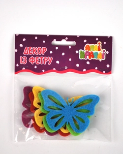 Набір для творчості "Декор з фетру" Метелик №10 Набір для творчості "Декор з фетру" Метелик №10