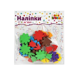 Набір наліпок "М'які" Квіточки №4 Набір наліпок "М'які" Квіточки №4