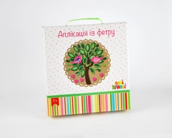 Виріб аплікація із фетру "Деревце" Виріб аплікація із фетру "Деревце"