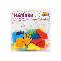 Набір наліпок "М'які" Долоньки №11 Набір наліпок "М'які" Долоньки №11