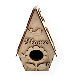 Шпаківня  збери та розфарбуй Шпаківня  збери та розфарбуй