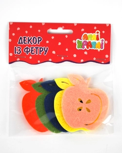 Набір для творчості "Декор з фетру" Яблуко №2 Набір для творчості "Декор з фетру" Яблуко №2
