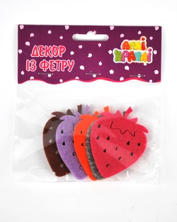 Набір для творчості "Декор з фетру" Полуниця №7 Набір для творчості "Декор з фетру" Полуниця №7