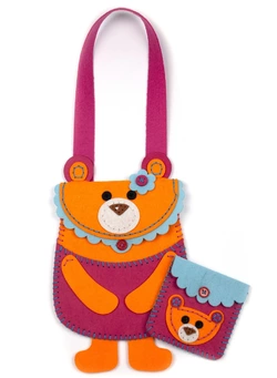 Сумка з фетру "Ведмедик" Сумка з фетру "Ведмедик"