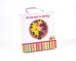 Виріб аплікація із фетру "Корзина квітів" Виріб аплікація із фетру "Корзина квітів"