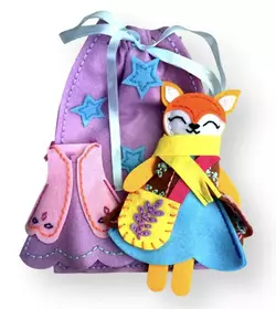 Набір зший сам іграшку + одяг та аксесуари "  Лисичка  " Набір зший сам іграшку + одяг та аксесуари "  Лисичка  "