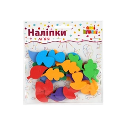 Набір наліпок "М'які" У лісі №9 Набір наліпок "М'які" У лісі №9