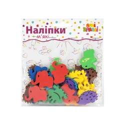 Набір наліпок "М'які" Звірята №18 Набір наліпок "М'які" Звірята №18