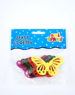 Набір для творчості "Декор з фетру" Метелик №16 Набір для творчості "Декор з фетру" Метелик №16