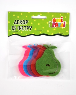 Набір для творчості "Декор з фетру" Груша №6 Набір для творчості "Декор з фетру" Груша №6