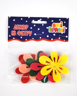 Набір для творчості "Декор з фетру" Квітка №9 Набір для творчості "Декор з фетру" Квітка №9
