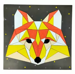 М`яка мозаїка Голови  Лисичка М`яка мозаїка Голови  Лисичка