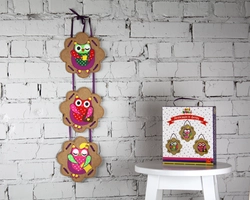 Виріб аплікація із фетру "Сови" Виріб аплікація із фетру "Сови"