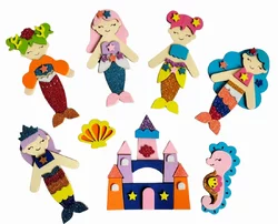 3D Аплікація  Русалки 3D Аплікація  Русалки