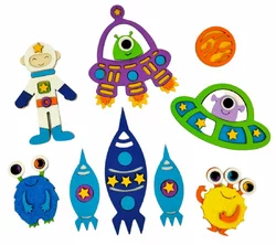 3D Аплікація  Інопланетяни 3D Аплікація  Інопланетяни