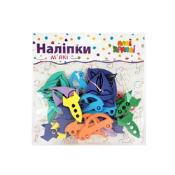 Набір наліпок "М'які" Транспорт №2 Набір наліпок "М'які" Транспорт №2