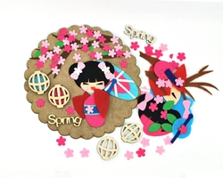 Виріб аплікація із фетру Spring Виріб аплікація із фетру Spring