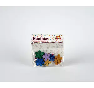 Набір наліпок "З блискітками" Серця №3 Набір наліпок "З блискітками" Серця №3