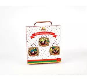 Виріб аплікація із фетру "Ворони" Виріб аплікація із фетру "Ворони"