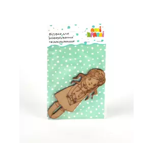 Фігурка з МДФу Дівчинка з конвертом №5 Фігурка з МДФу Дівчинка з конвертом №5