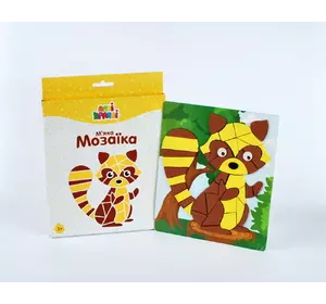 М’яка мозаїка “Єнот” М’яка мозаїка “Єнот”