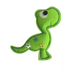 Зший сам іграшку з фетру  "  Динозавр зелений  "