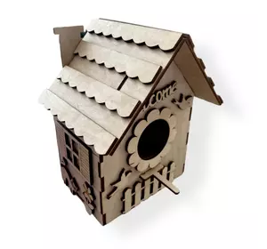 Шпаківня  збери та розфарбуй №2 Шпаківня  збери та розфарбуй №2