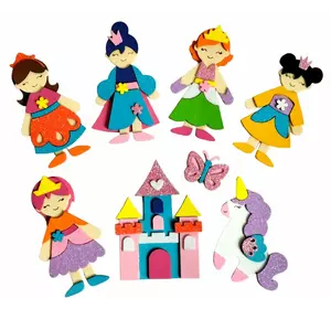 3D Аплікація  Принцеси 3D Аплікація  Принцеси