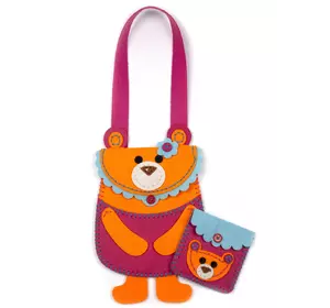 Сумка з фетру "Ведмедик" Сумка з фетру "Ведмедик"