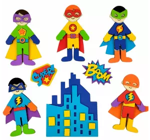 3D Аплікація  Супер Герої 3D Аплікація  Супер Герої