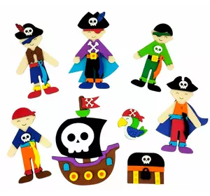 3D Аплікація  Пірати 3D Аплікація  Пірати