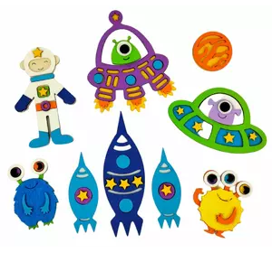 3D Аплікація  Інопланетяни 3D Аплікація  Інопланетяни